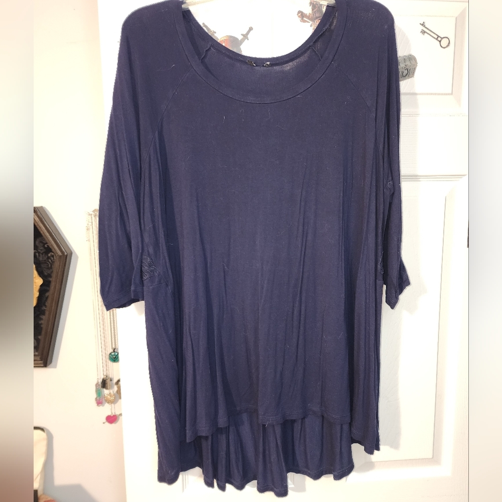Navy Blue Women's Top